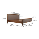 Modern European furniture - Brown Tatami Mat Bed - www.oroa.com
