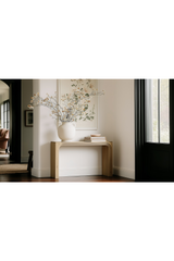 Modern European furniture - Solid Oak Arched Console Table - www.oroa.com