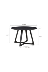 Modern European furniture - Sculptural Base Round Dining Table - www.oroa.com
