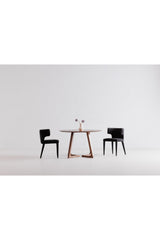 Modern European furniture - Sculptural Base Round Dining Table - www.oroa.com