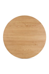 Modern European furniture - Natural Oak Round Dining Table - www.oroa.com