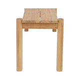Modern European furniture - Natural Teak Outdoor Dining Bench - www.oroa.com