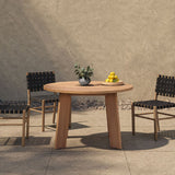 Modern European furniture - Slatted Teak Outdoor Dining Table - www.oroa.com