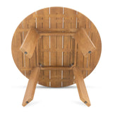 Modern European furniture - Slatted Teak Outdoor Dining Table - www.oroa.com