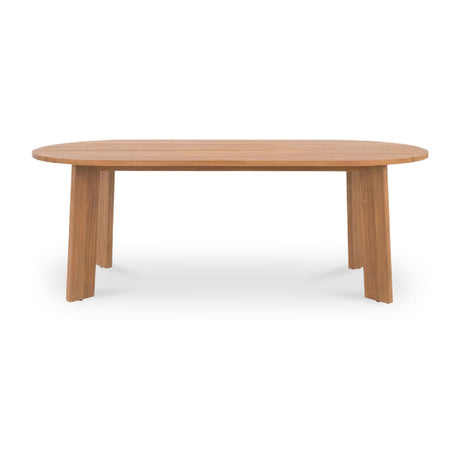 Modern European furniture - Slatted Teak Outdoor Dining Table - www.oroa.com