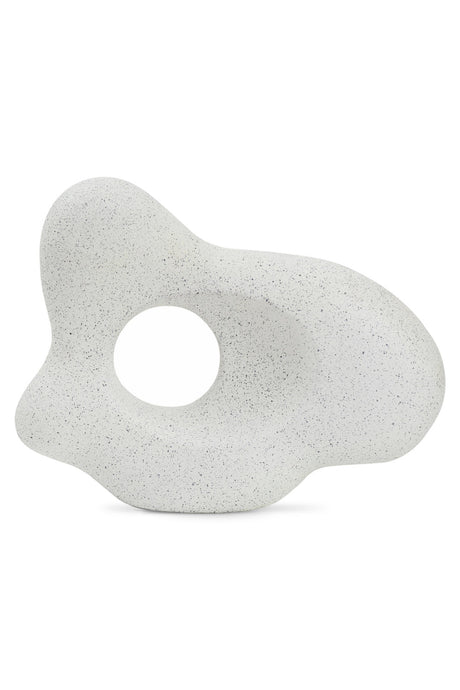 Modern European furniture - Gray Flecked Abstract Sculpture - www.oroa.com