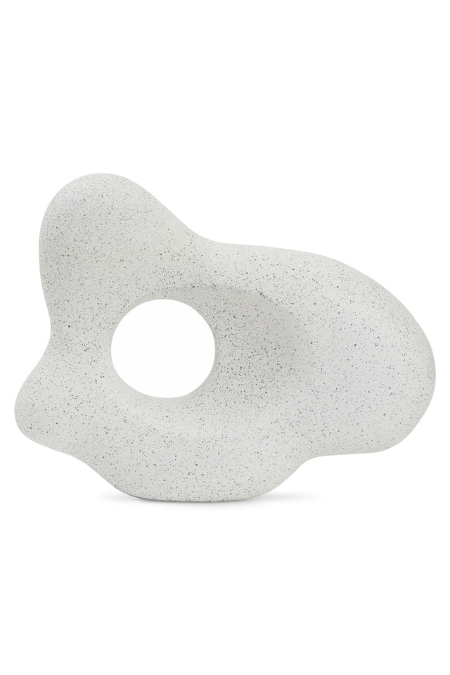 Modern European furniture - Gray Flecked Abstract Sculpture - www.oroa.com