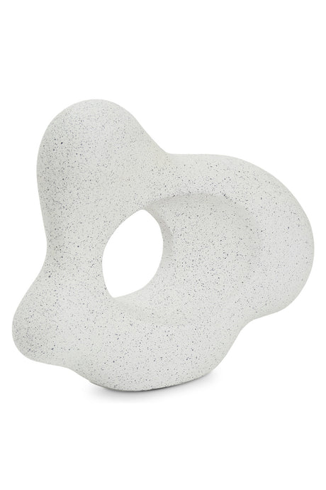 Modern European furniture - Gray Flecked Abstract Sculpture - www.oroa.com
