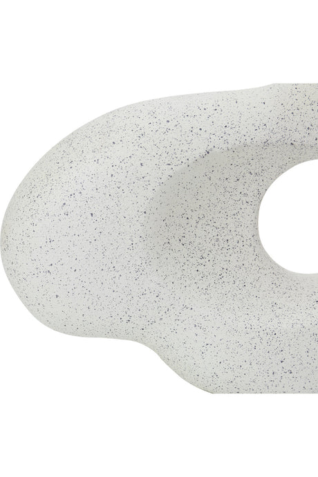 Modern European furniture - Gray Flecked Abstract Sculpture - www.oroa.com