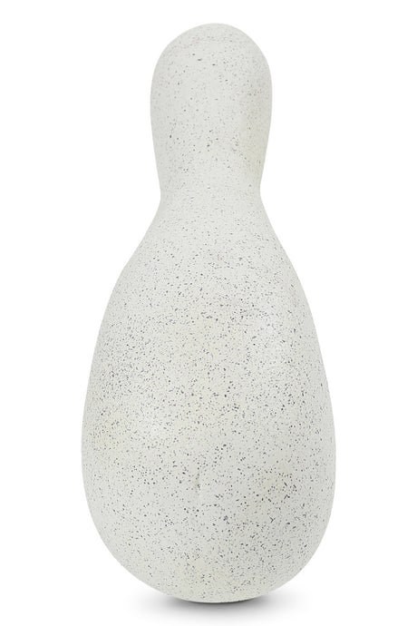 Modern European furniture - Gray Flecked Abstract Sculpture - www.oroa.com
