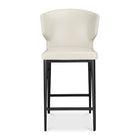 Modern European furniture - Vegan Leather Counter Stool - www.oroa.com