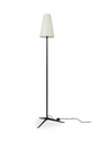 Modern European furniture - White Linen Shade Floor Lamp - www.oroa.com