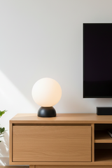 Modern European furniture - Opal Glass Globe Table Lamp - www.oroa.com