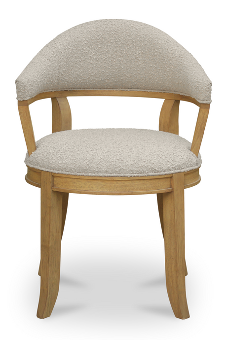 Modern European furniture - Wire-brushed Rubberwood Dining Chair - www.oroa.com