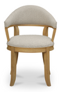 Modern European furniture - Wire-brushed Rubberwood Dining Chair - www.oroa.com