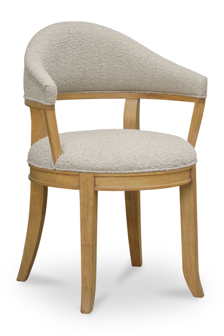 Modern European furniture - Wire-brushed Rubberwood Dining Chair - www.oroa.com