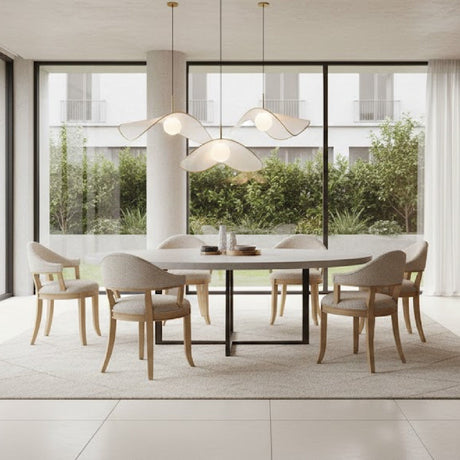 Modern European furniture - Wire-brushed Rubberwood Dining Chair - www.oroa.com