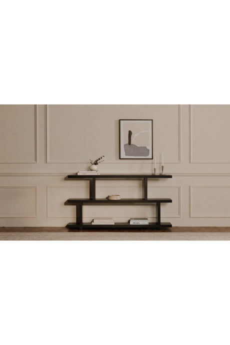 Modern European furniture - Black Ash Veneer Shelf - www.oroa.com