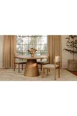 Modern European furniture - Espresso Brown Wood Dining Table - www.oroa.com