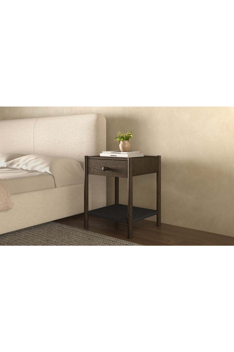 Modern European furniture - Woven Rope Accent Nightstand - www.oroa.com