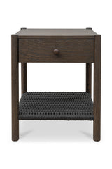 Modern European furniture - Woven Rope Accent Nightstand - www.oroa.com