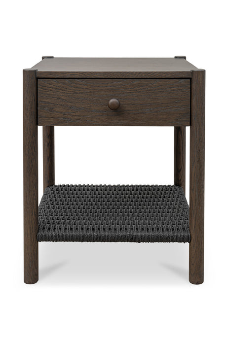 Modern European furniture - Woven Rope Accent Nightstand - www.oroa.com