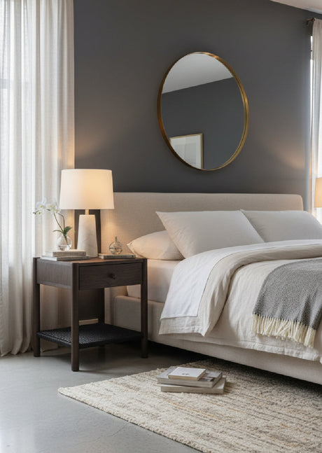 Modern European furniture - Woven Rope Accent Nightstand - www.oroa.com