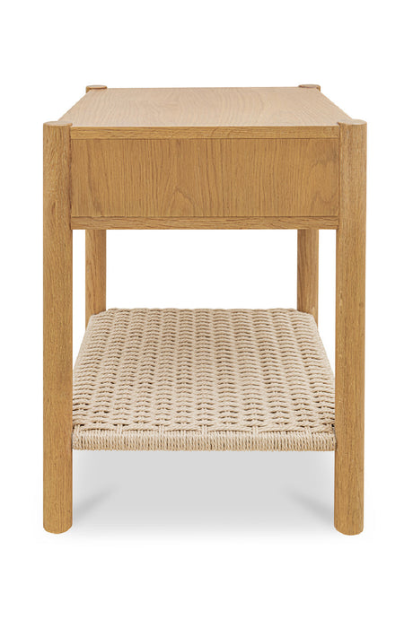 Modern European furniture - Woven Rope Accent Nightstand - www.oroa.com