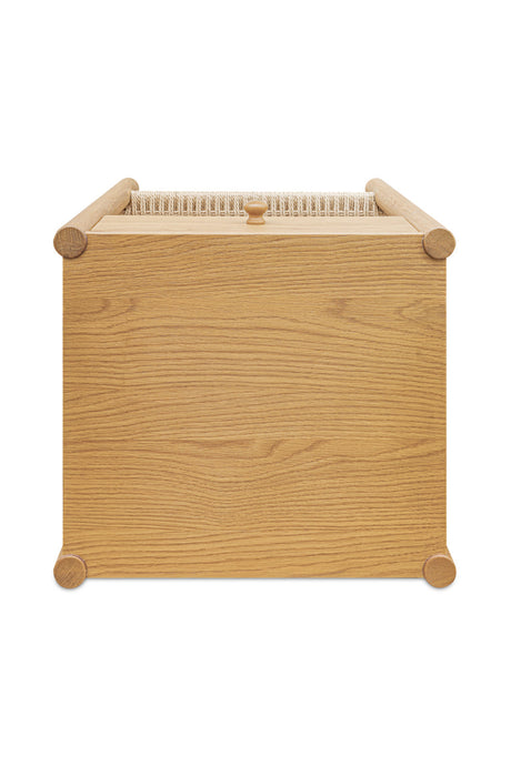 Modern European furniture - Woven Rope Accent Nightstand - www.oroa.com