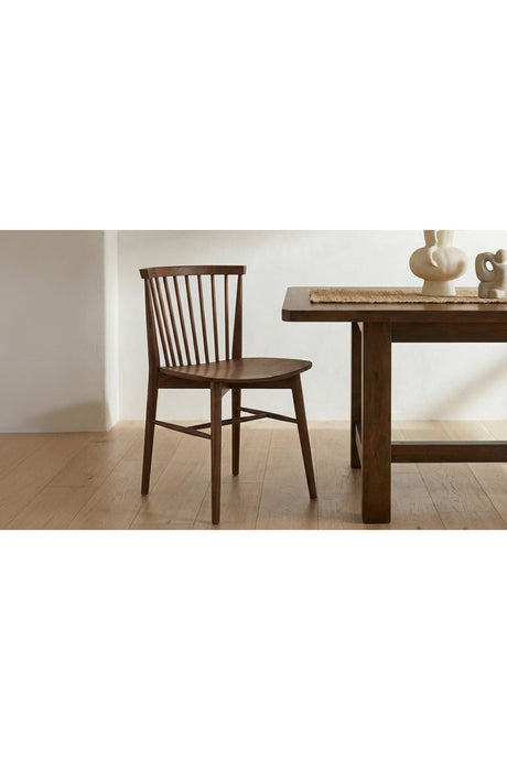 Modern European furniture - Spindle-Back Dining Chairs (2) - www.oroa.com