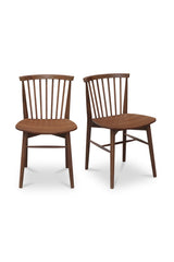 Modern European furniture - Spindle-Back Dining Chairs (2) - www.oroa.com
