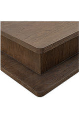 Modern European furniture - Oak Open Storage Coffee Table - www.oroa.com