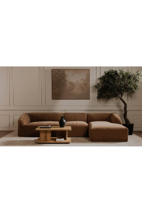 Modern European furniture - Oak Open Storage Coffee Table - www.oroa.com