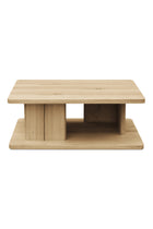 Modern European furniture - Oak Open Storage Coffee Table - www.oroa.com