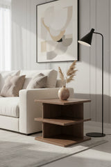 Modern European furniture - Solid Wood Rustic Side Table - www.oroa.com