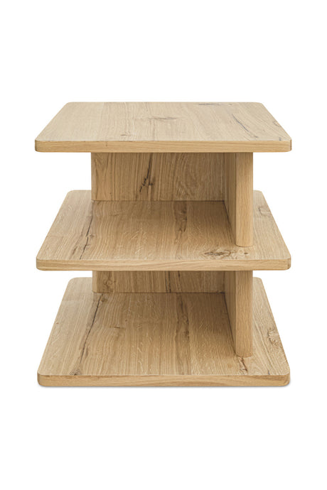 Modern European furniture - Solid Wood Rustic Side Table - www.oroa.com