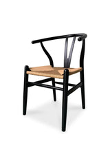 Modern European furniture - Black Elm Dining Chair Set (2) - www.oroa.com