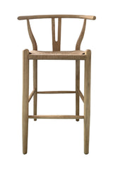 Modern European furniture - Natural Elm Counter Stool - www.oroa.com