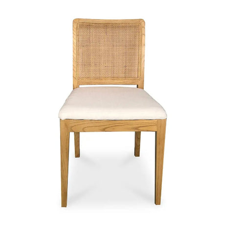 Modern European furniture - Rattan-Back Dining Chair Set (2) - www.oroa.com