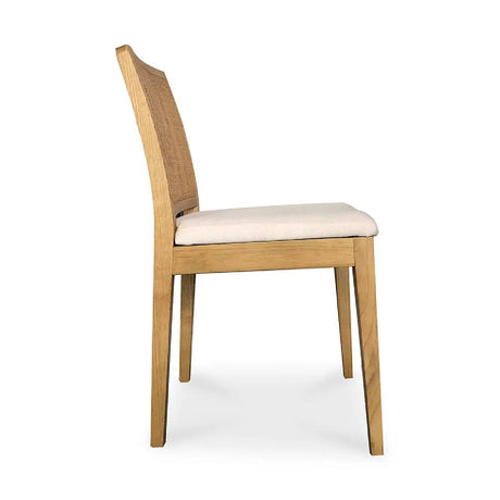 Modern European furniture - Rattan-Back Dining Chair Set (2) - www.oroa.com