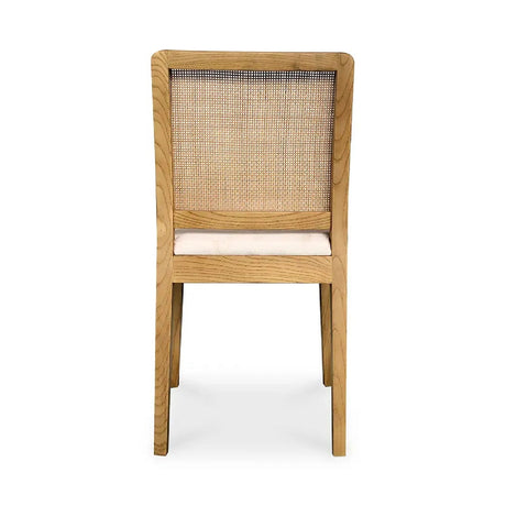 Modern European furniture - Rattan-Back Dining Chair Set (2) - www.oroa.com