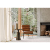 Modern European furniture - Gray Industrial Style Accent Table - www.oroa.com
