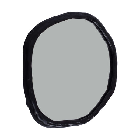 Modern European furniture - Organic-Shaped Aluminum Mirror - www.oroa.com