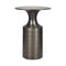 Modern European furniture - Metallic Collumn-Base Accent Table - www.oroa.com