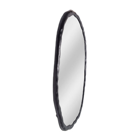 Modern European furniture - Aluminum-Framed Organic Mirror - www.oroa.com