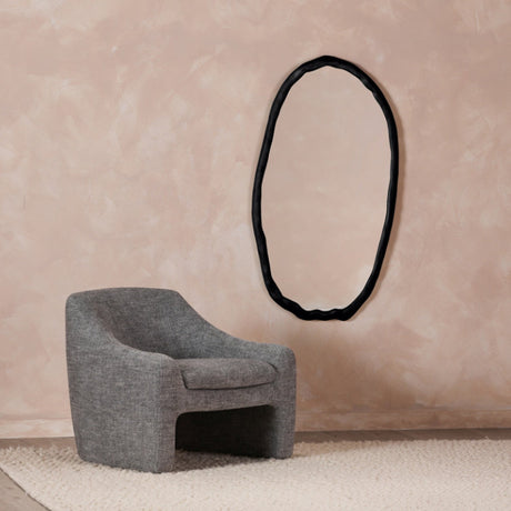 Modern European furniture - Aluminum-Framed Organic Mirror - www.oroa.com