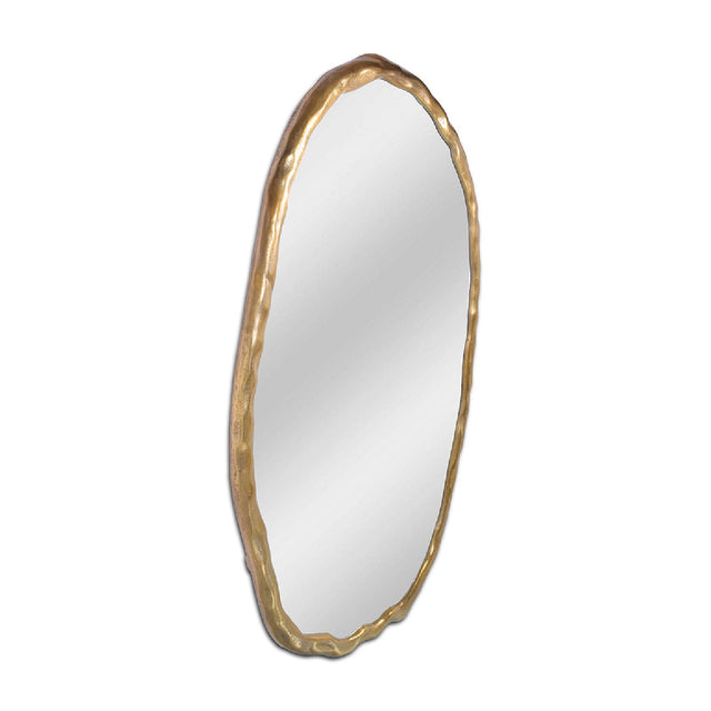 Modern European furniture - Aluminum-Framed Organic Mirror - www.oroa.com