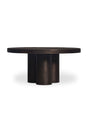 Modern European furniture - Round Black Outdoor Coffee Table - www.oroa.com