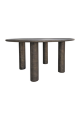 Modern European furniture - Bronze Round Outdoor Dining Table - www.oroa.com