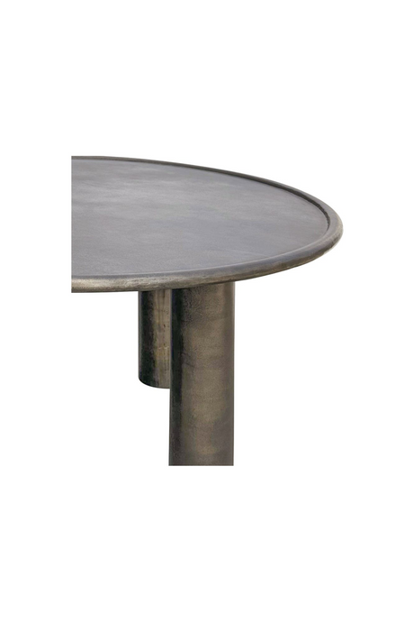 Modern European furniture - Bronze Round Outdoor Dining Table - www.oroa.com
